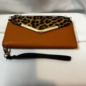 Wonderfully Busy Animal Print Wristlet